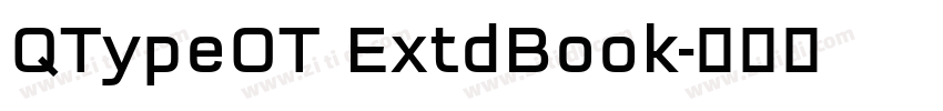 QTypeOT ExtdBook字体转换 QTypeOT ExtdBook字体转换